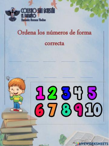 Numeros del 1 al 10