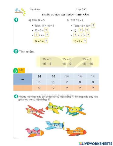 Tuần 6. Toán thứ năm