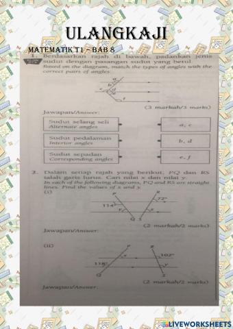Matematik tingkatan 1