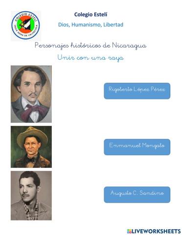 Personajes historicos de nicaragua