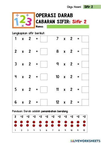 Cabaran Sifir 1-5
