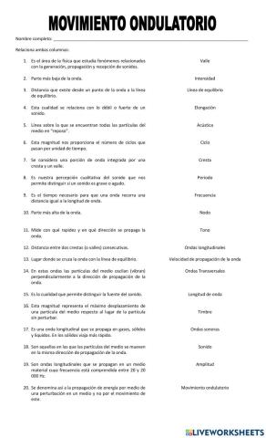 Movimiento Ondulatorio