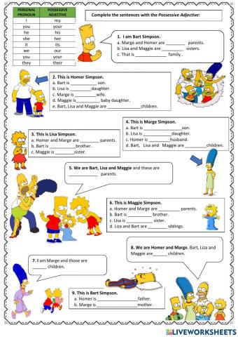 Adjective pronouns