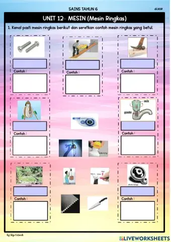 Sains tahun 6 (mesin ringkas)