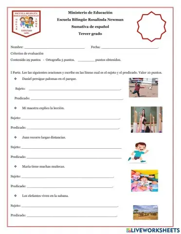 Sintagma nominal y verbal