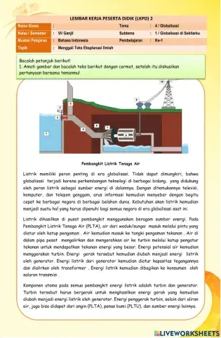 LKPD 2 Tema 1 Subtema 1 PB1 Kelas 6