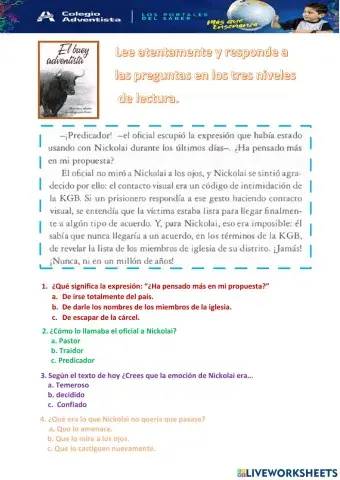 Comprensión Lectora