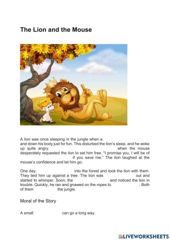 The Lion and The mouse
