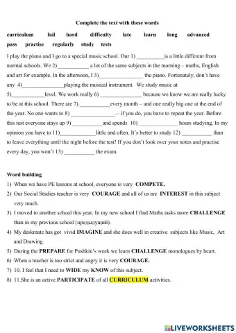 School and Education