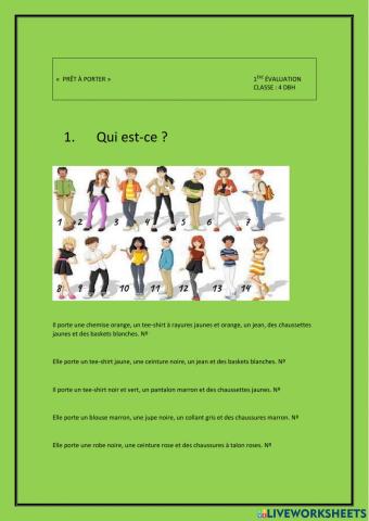 Exam -prêt-à- porter-