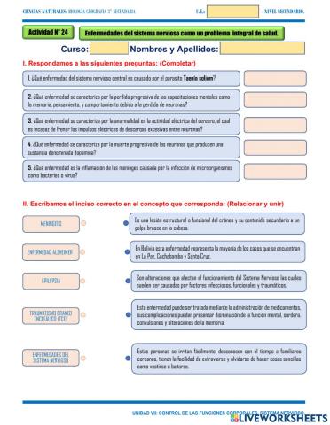 24. Enfermedades del sistema nervioso