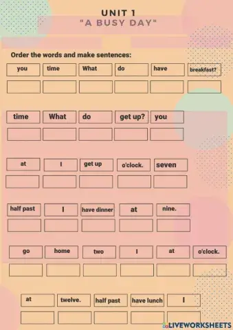 -A busy day- (Part 1)