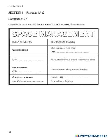 Ielts listening - test 3- section 4