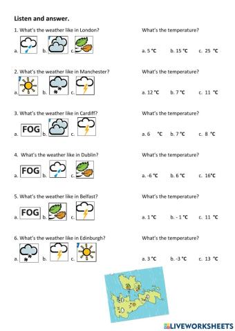 CP6- Unit 1: The Weather and Temperature