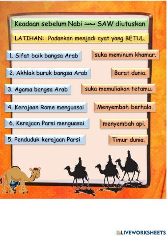 Keadaan sebelum NMS diutuskan