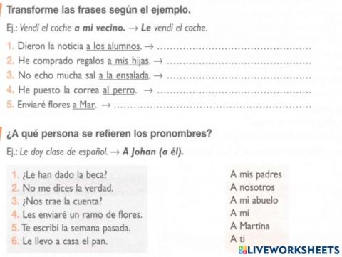 Los pronombres de objeto indirecto-1
