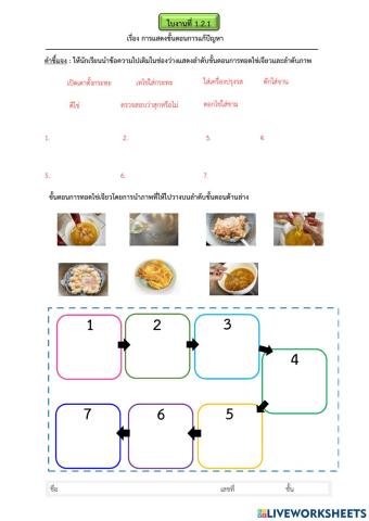 การแสดงขั้นตอนการแก้ปัญหา