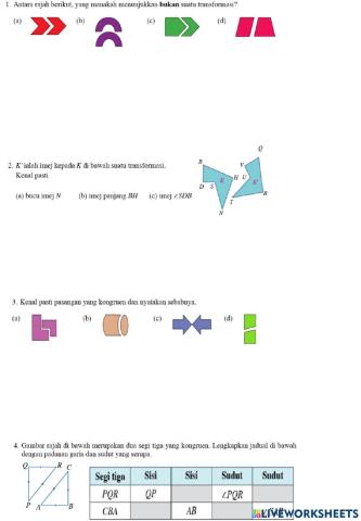 TRANSFORMASI TINGKATAN 2