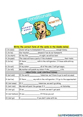 Conditional Sentences Type 1