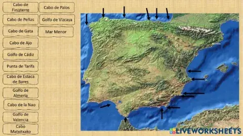 Las costas de España