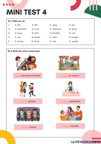 Mini test 4-Grade 5