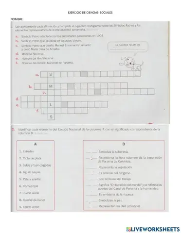 Los Símbolos Patrios de Panamá
