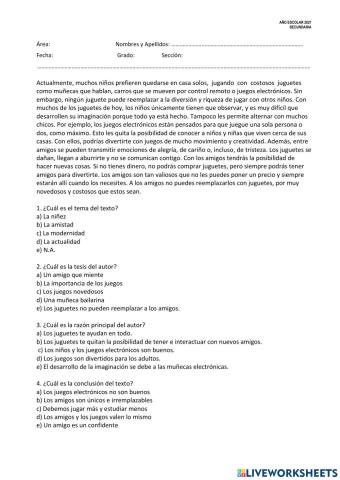 Texto argumentativo