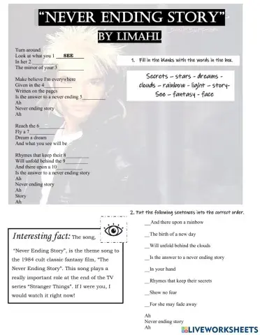 -Never Ending Story- Song