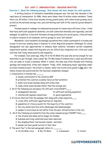 E12.Unit 2. Reading practice