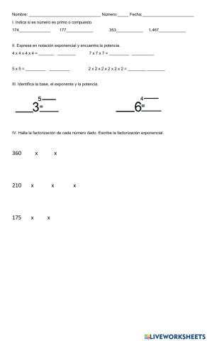 Factorización Prima