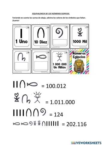 Numeros Egipcios