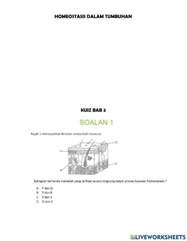 Koordinasi dan Gerak Balas