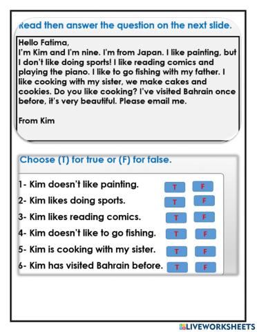 Grade 4 unit 2 lesson 6