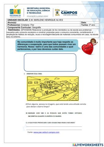 A comunidade e a preservação do bairro