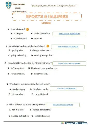 Listening water sports