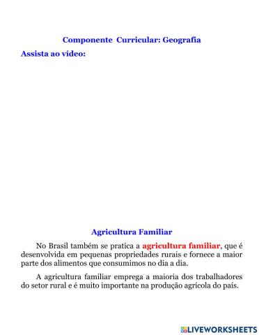 Agricultura familiar