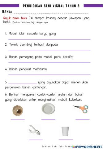 Serangga Comel (PSV Tahun 3)