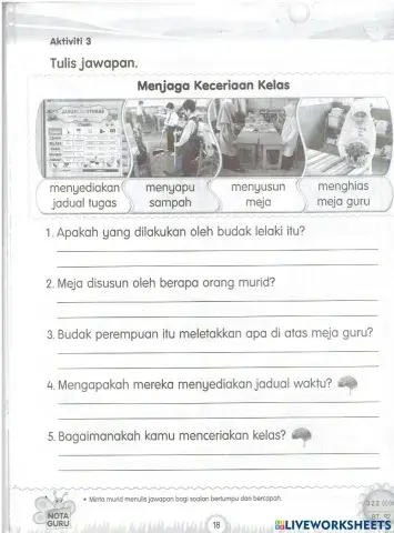 Bm tahun 1,jilid 2  ms18