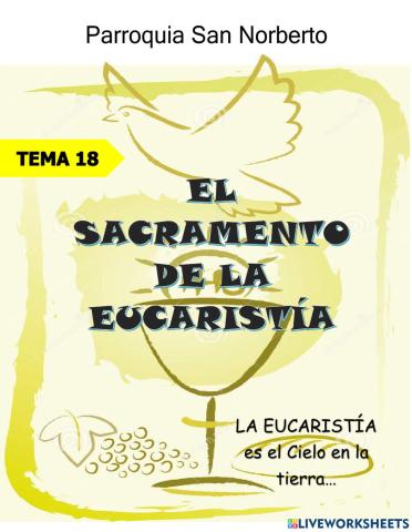 Tema 18: La Eucaristia