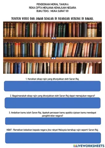 Pendidikan Moral Tahun 6 - Reka Cipta Menjana Kemajuan Negara