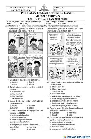 PTS SBK 5 Ganjil 21-22