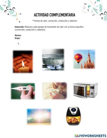 Conducción, Convección y Radiación