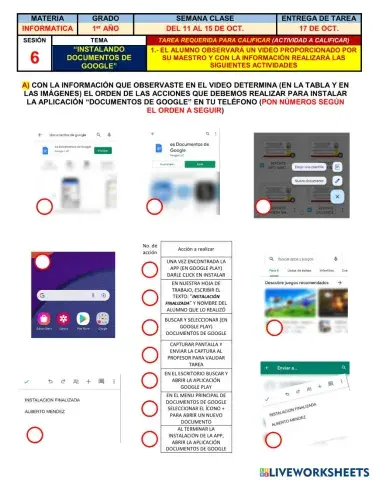 INFO1o T-6 Instalar Documentos de Google