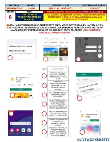 INFO2o T-6 Instalar Presentaciones de Google