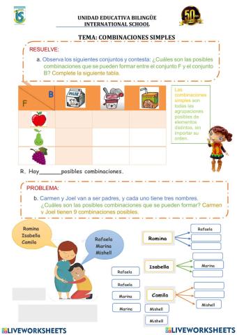 Combinaciones simples