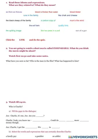 Inseparable-Short film