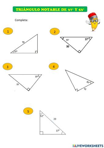 Triangulo notable de 37 y 53