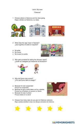 Clarence in the museum