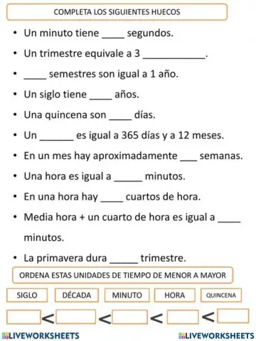 Estimar el Tiempo