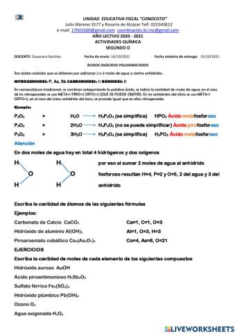 Química general I